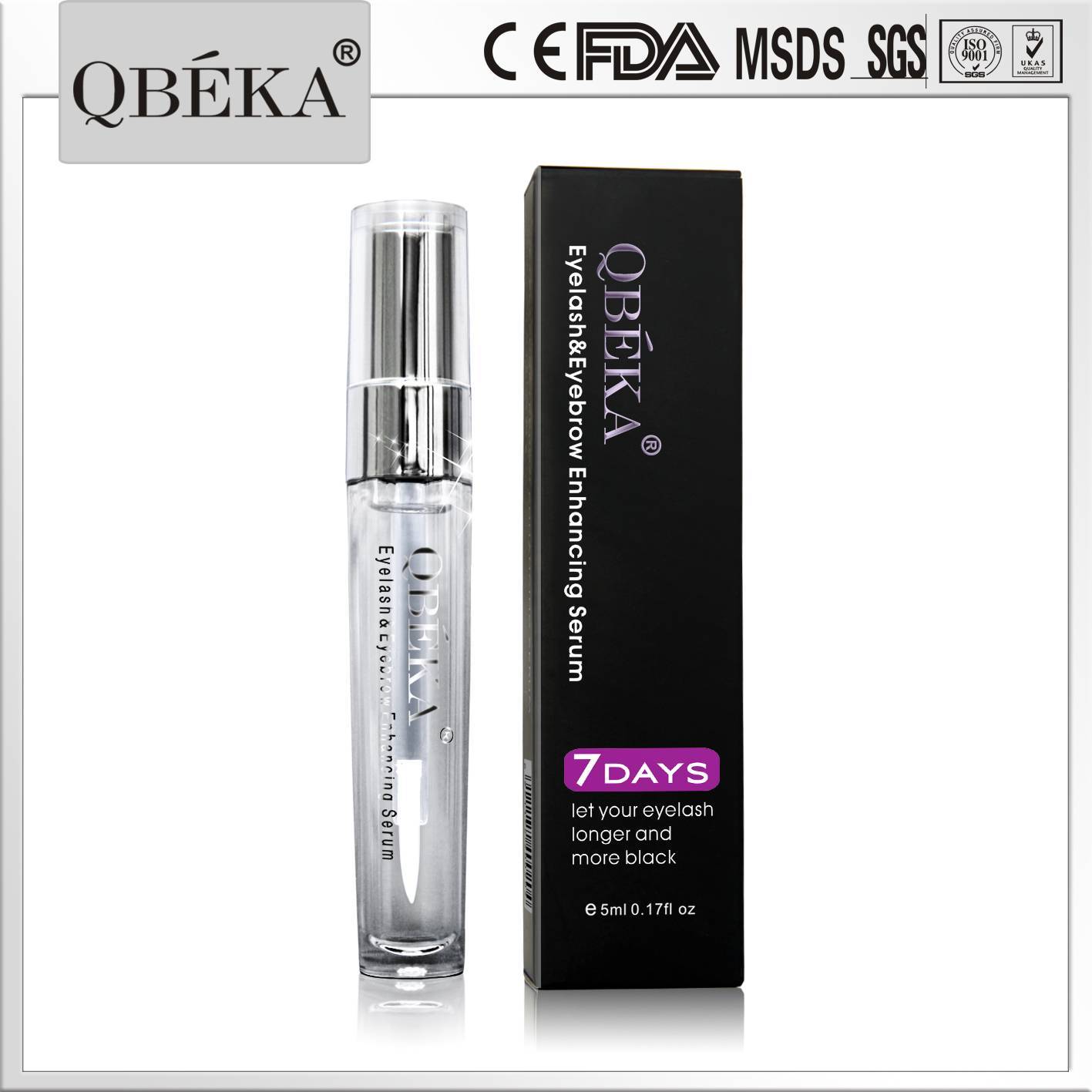 Private Label QBEKA Eyelash Growth Products Eyelash Thickening Serum